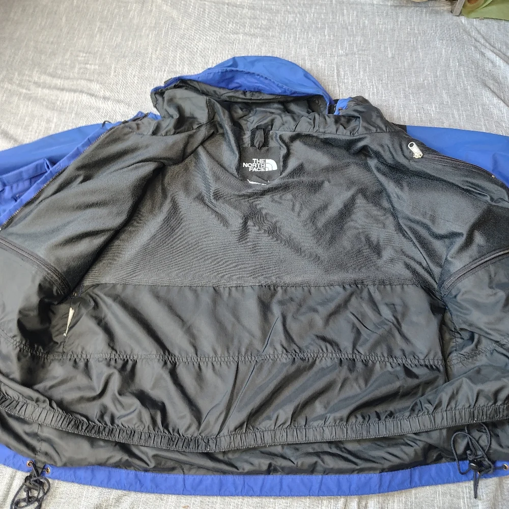 VINTAGE‎ The North Face Mountain Guide Jacket Blue Black Gortex Mens